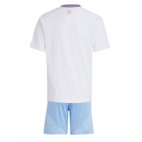 Camiseta Aston Villa Segunda Equipación Replica 2024-25 para niños mangas cortas (+ Pantalones cortos)